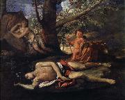Nicolas Poussin echo och narcissus Sweden oil painting artist